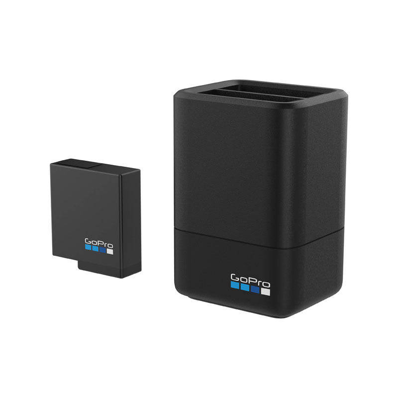 GoPro Hero5, 6 & 7 Black Dual Battery Charger and Battery