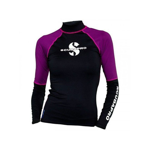 Sea Fear Men's 50+ UPF Long Sleeve Rash Guard – Electric Turtle Print – Scuba Diving Tee – Sea Grass