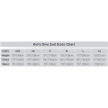 IST 3mm Kids Wetsuit Size Chart