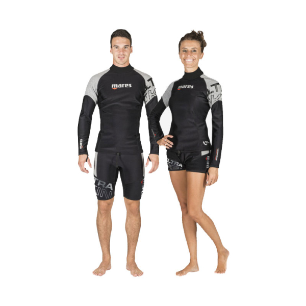 True Self Basic Scuba Short Sleeve TOP - Black