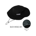 Tavarua Surf Hat - Black Vintage Grey