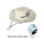 Tavarua Surf Hat - Coral White