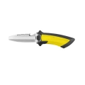 tusa fk11 mini knife blunt tip yellow